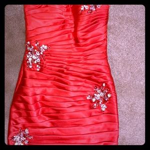 Mori Lee designer cocktail semi formal dress